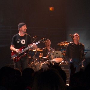 Edge, Bono and Larry